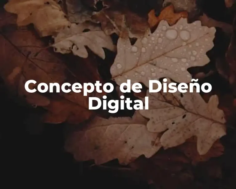 Concepto de Diseño Digital
