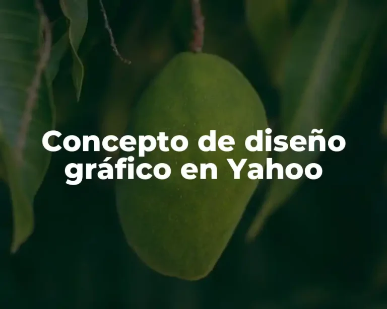 Concepto de diseño gráfico en Yahoo