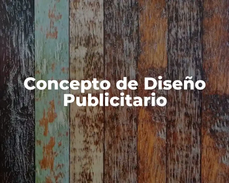 Concepto de Diseño Publicitario