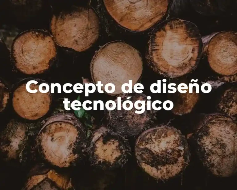 Concepto de diseño tecnológico
