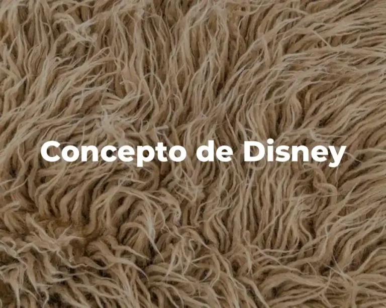 Concepto de Disney