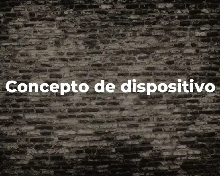 Concepto de dispositivo
