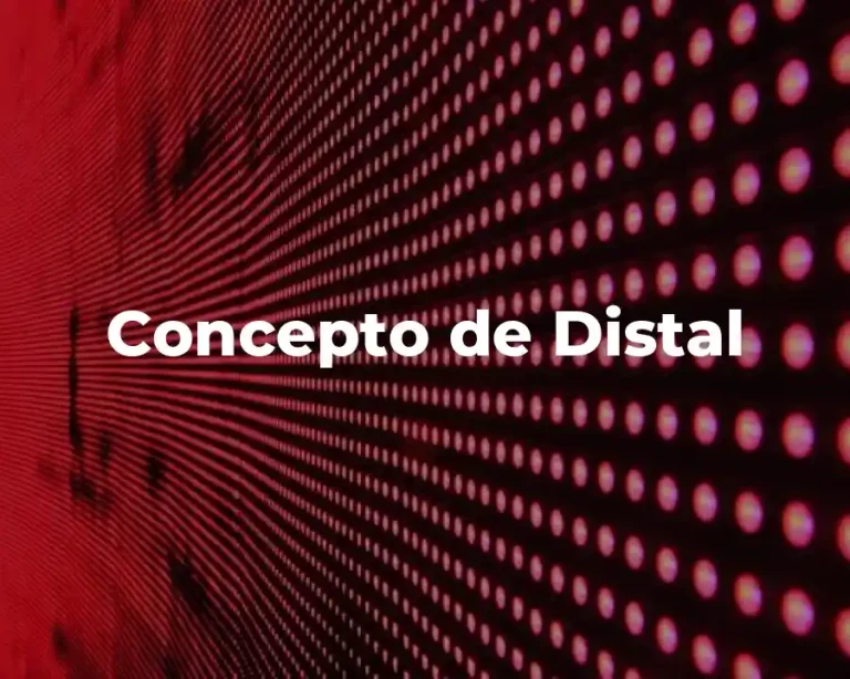 Concepto de Distal