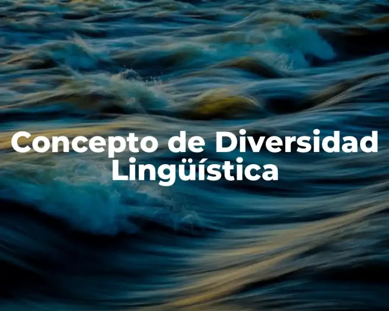 Concepto de Diversidad Lingüística