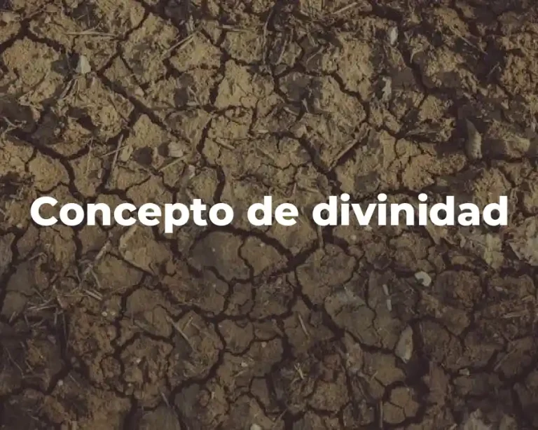 Concepto de divinidad