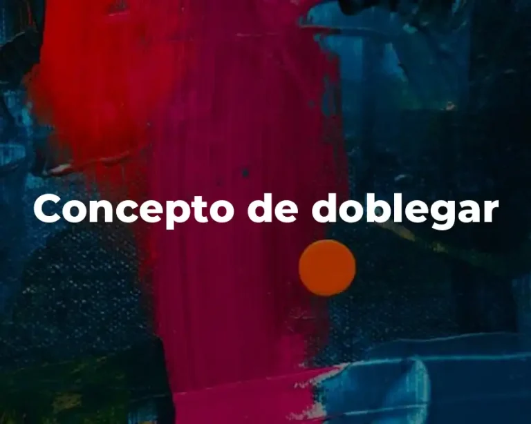 Concepto de doblegar