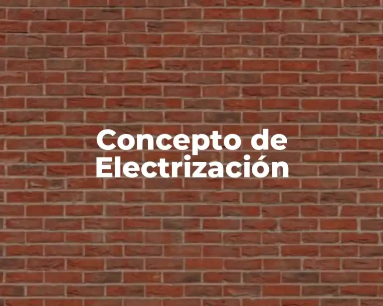 Concepto de Electrización