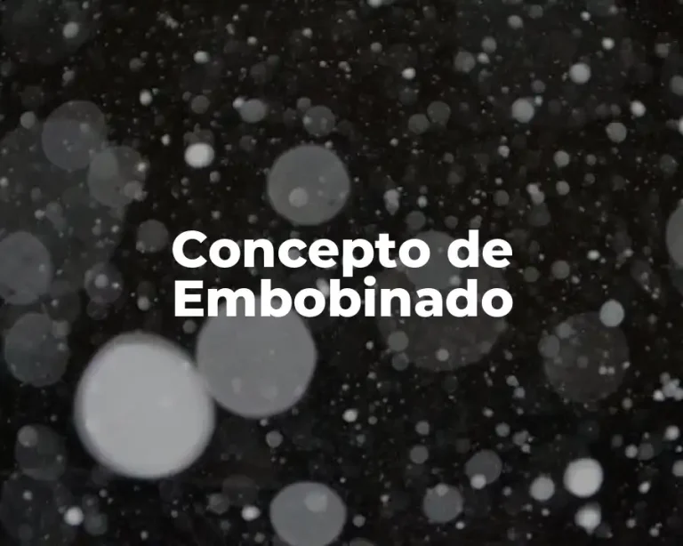 Concepto de Embobinado