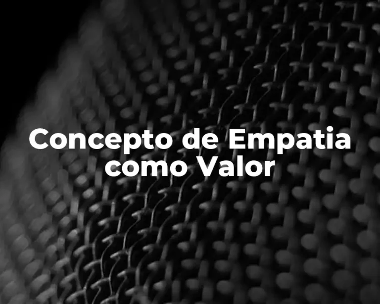 Concepto de Empatia como Valor
