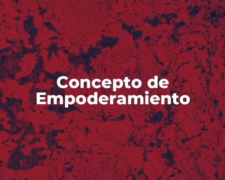 Concepto de Empoderamiento