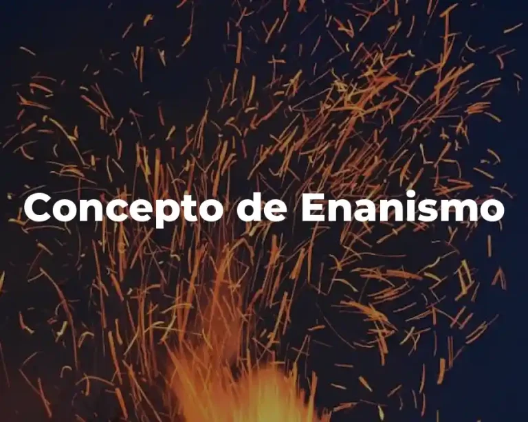 Concepto de Enanismo