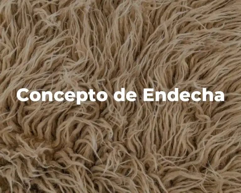 Concepto de Endecha