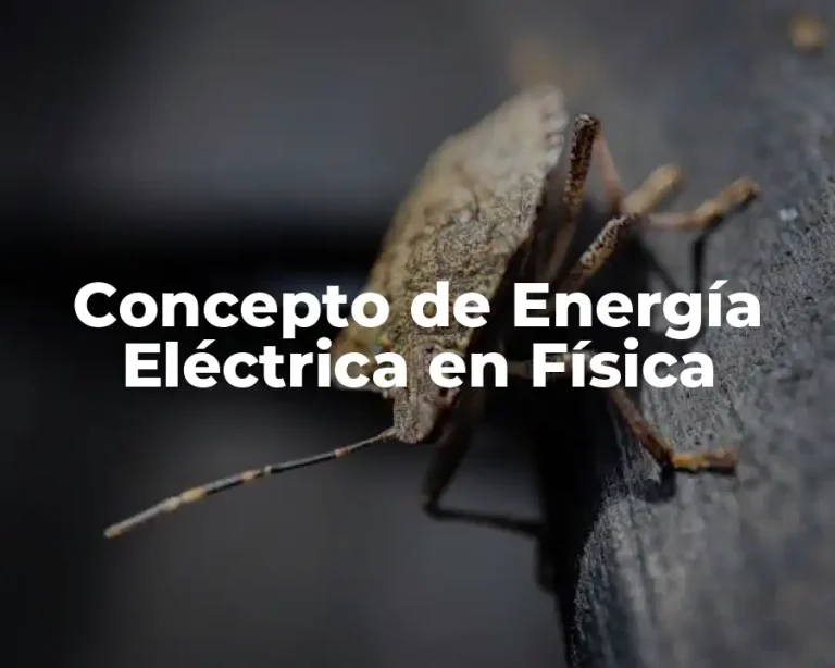 Concepto de Energía Eléctrica en Física
