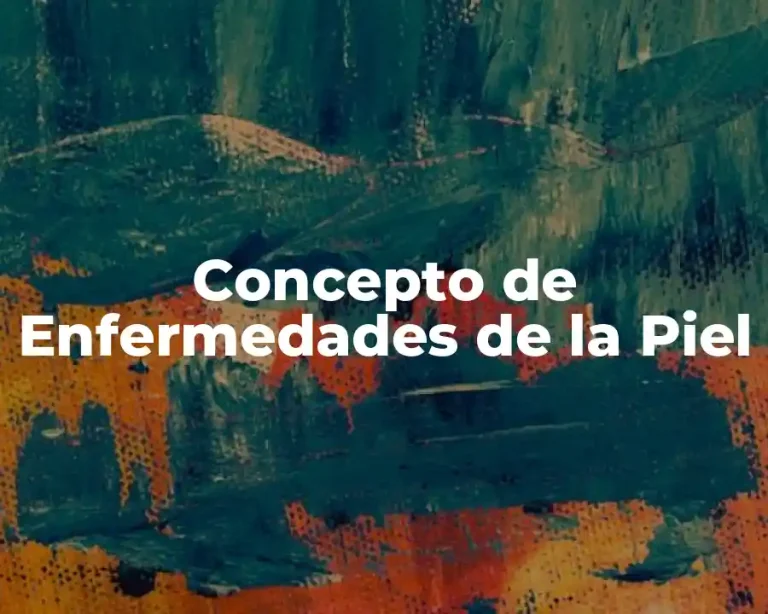 Concepto de Enfermedades de la Piel