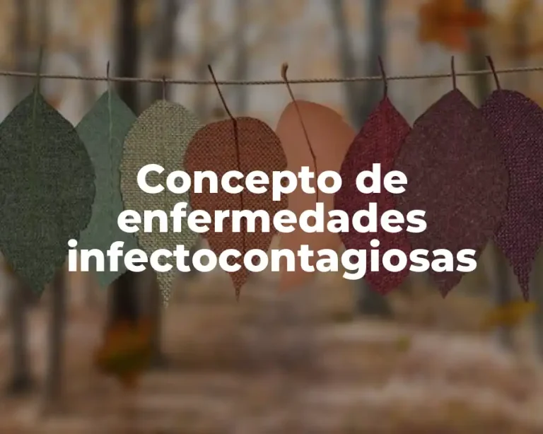 Concepto de enfermedades infectocontagiosas