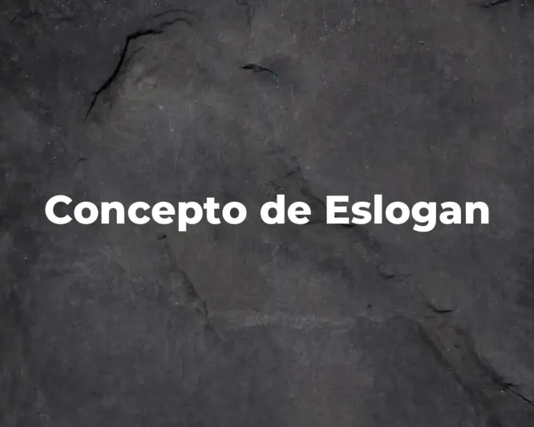 Concepto de Eslogan
