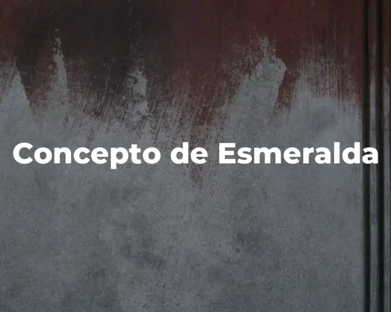 Concepto de Esmeralda