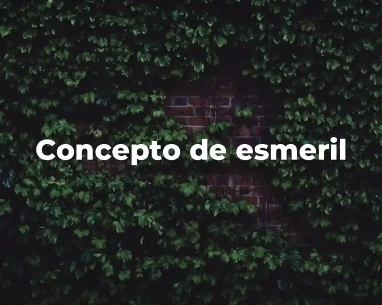 Concepto de esmeril