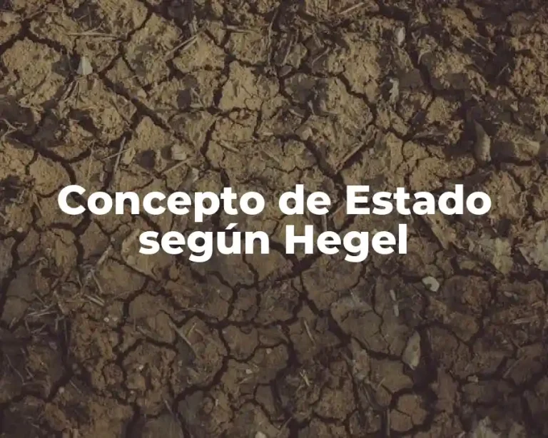 Concepto de Estado según Hegel
