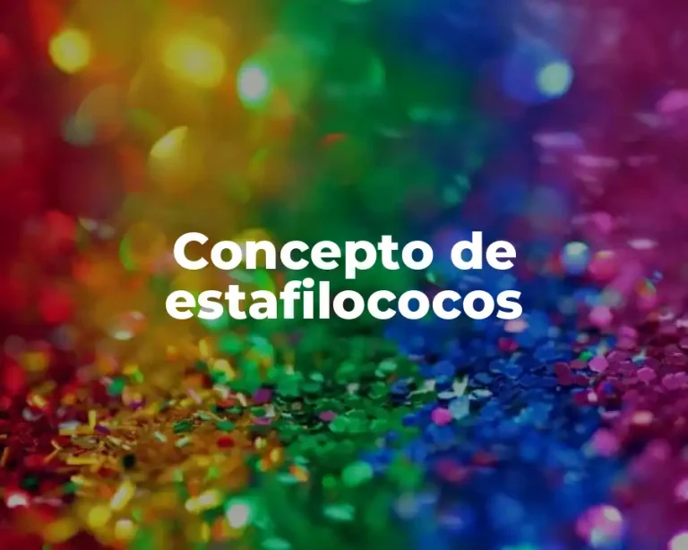 Concepto de estafilococos