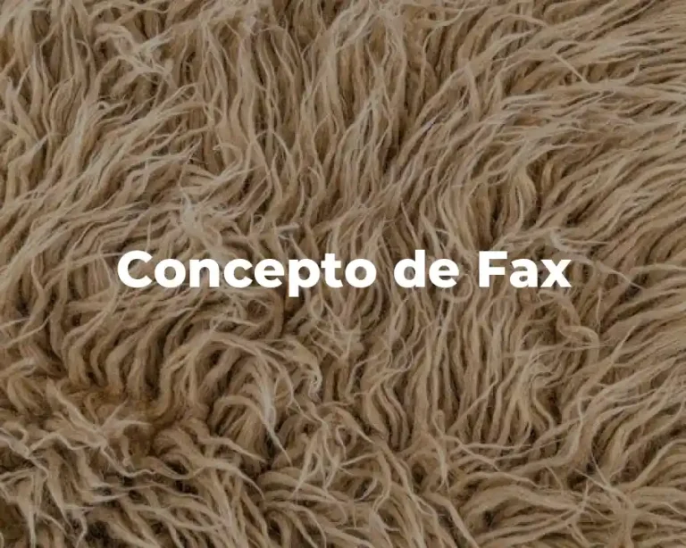 Concepto de Fax