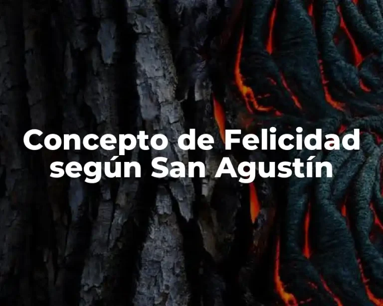 Concepto de Felicidad según San Agustín