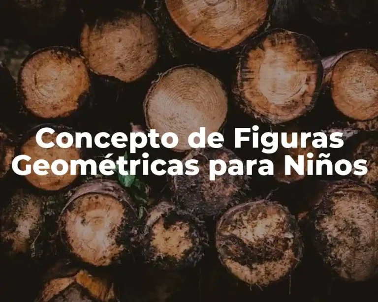 Concepto de Figuras Geométricas para Niños