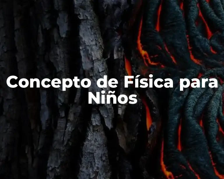 Concepto de Física para Niños