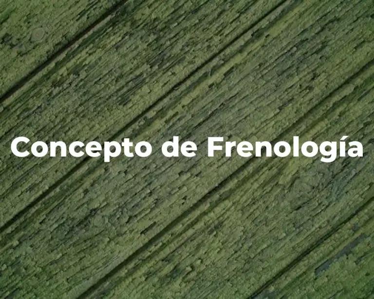 Concepto de Frenología