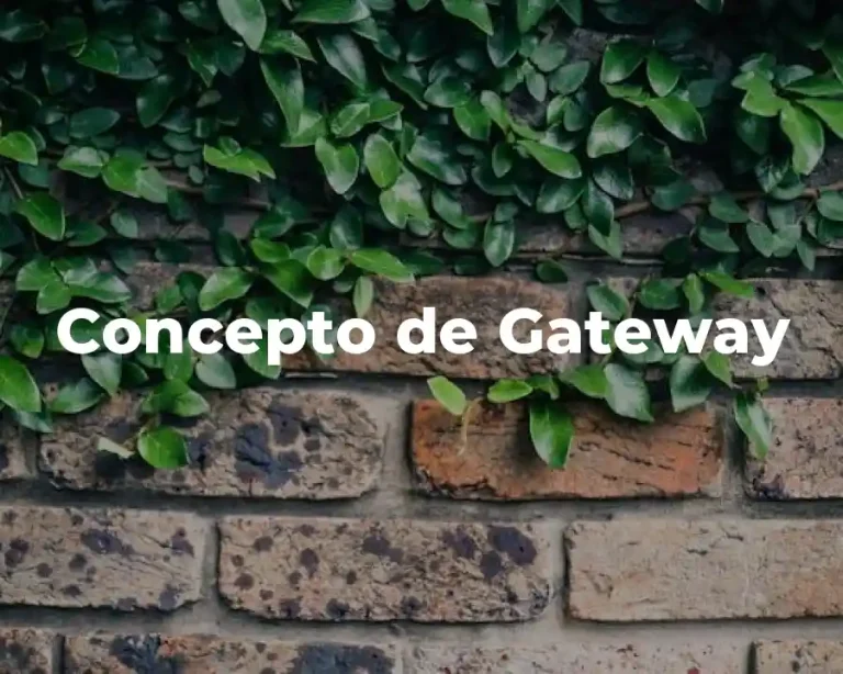 Concepto de Gateway