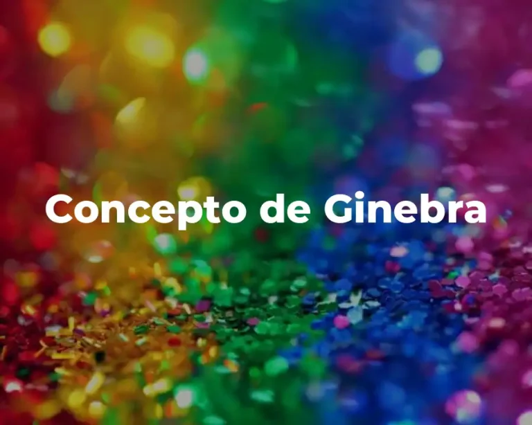 Concepto de Ginebra