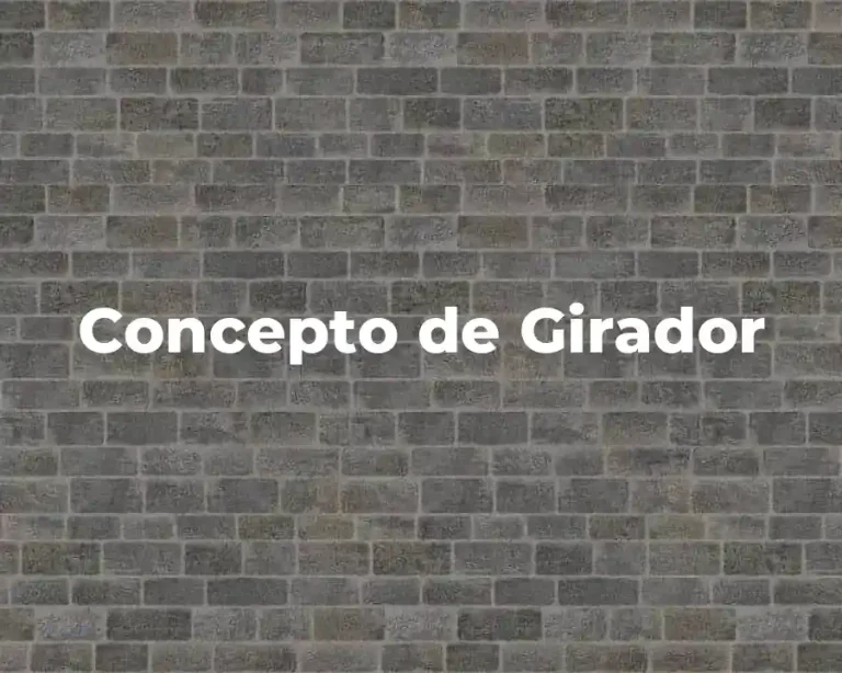 Concepto de Girador
