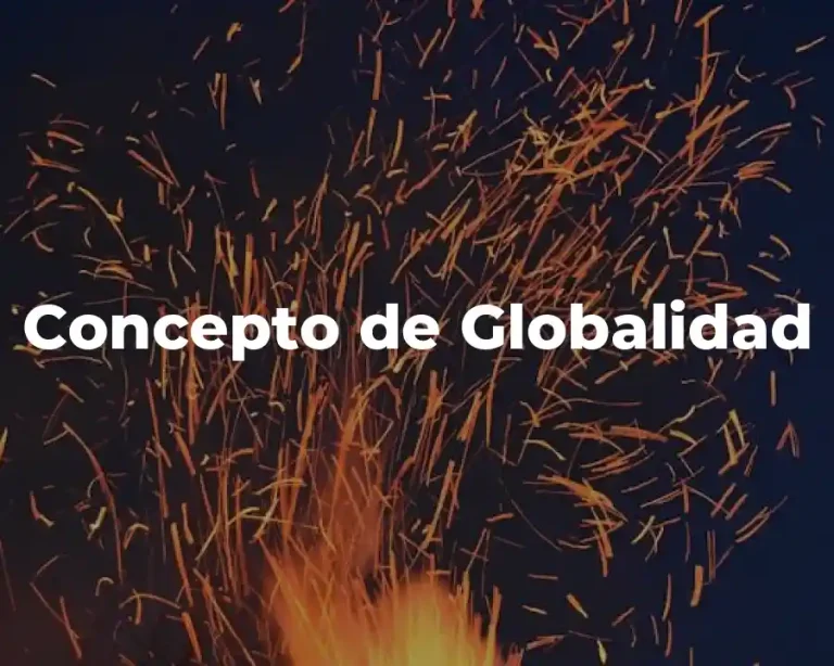 Concepto de Globalidad
