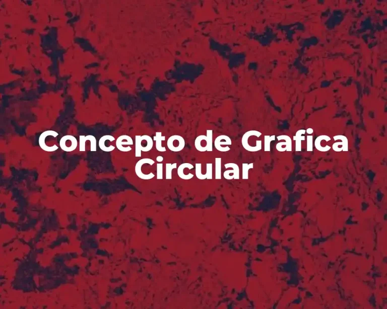 Concepto de Grafica Circular