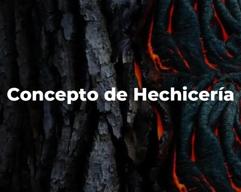 Concepto de Hechicería