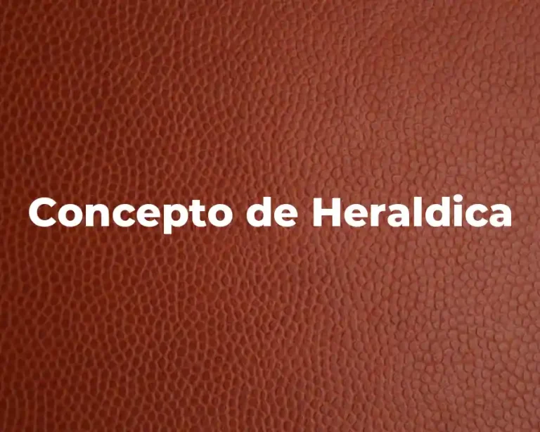 Concepto de Heraldica