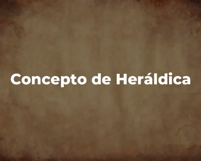 Concepto de Heráldica