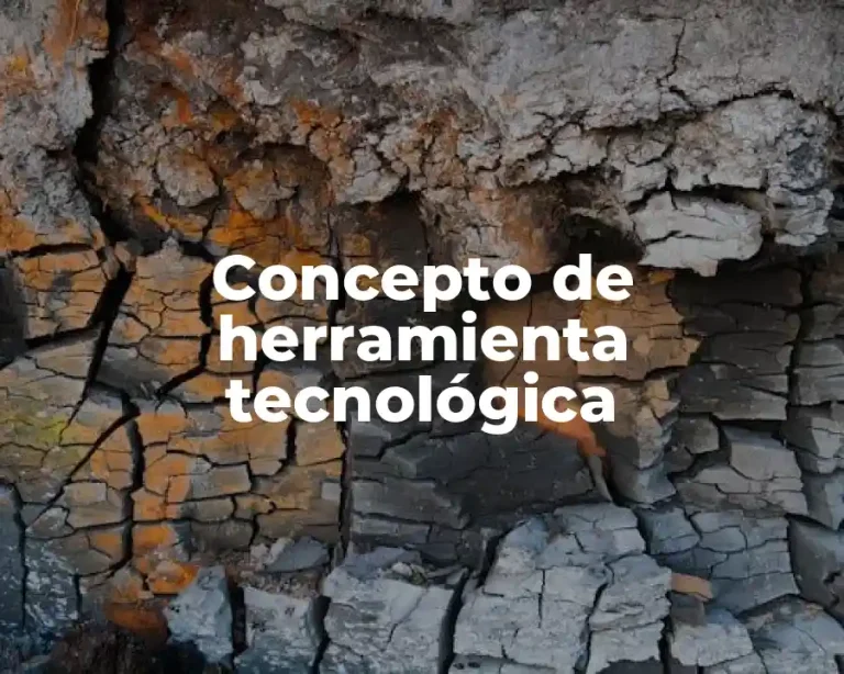 Concepto de herramienta tecnológica