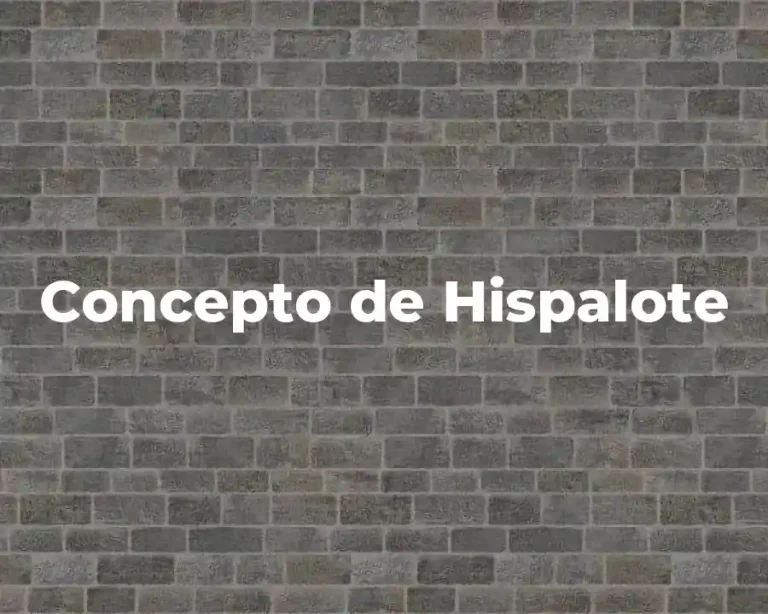 Concepto de Hispalote