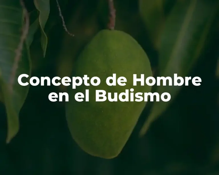 Concepto de Hombre en el Budismo