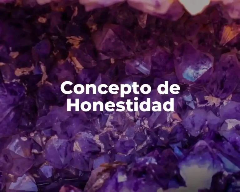 Concepto de Honestidad