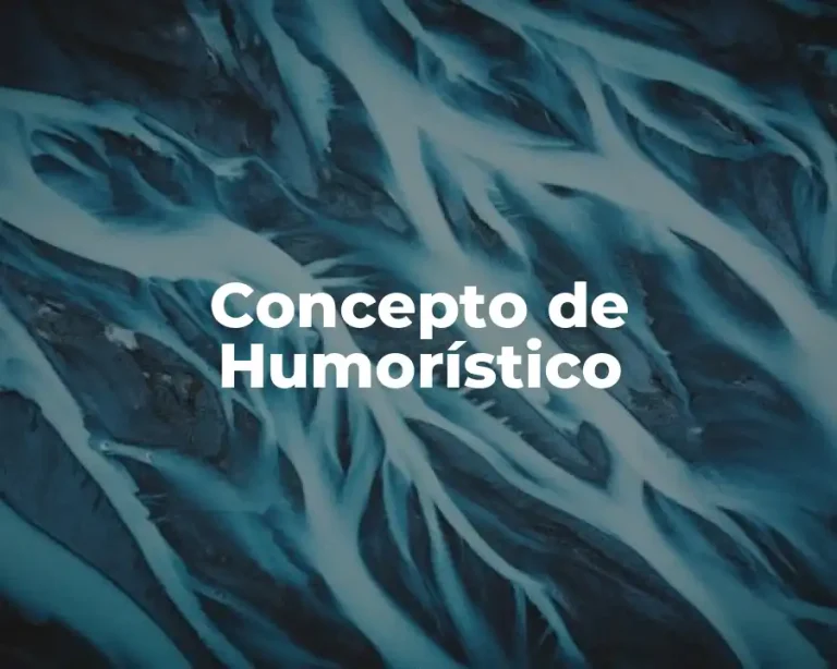 Concepto de Humorístico