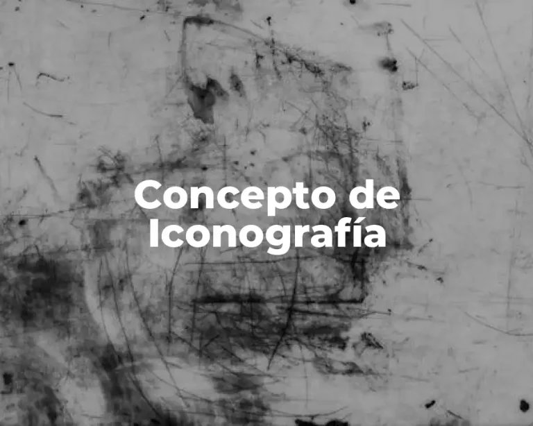Concepto de Iconografía