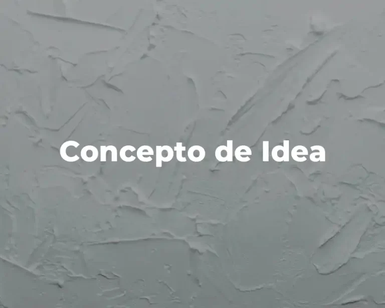 Concepto de Idea