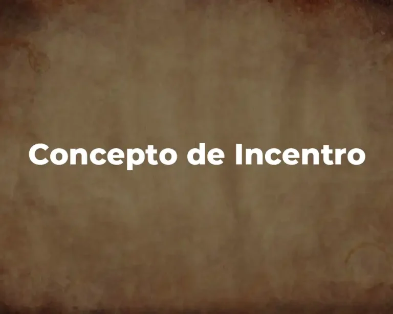 Concepto de Incentro