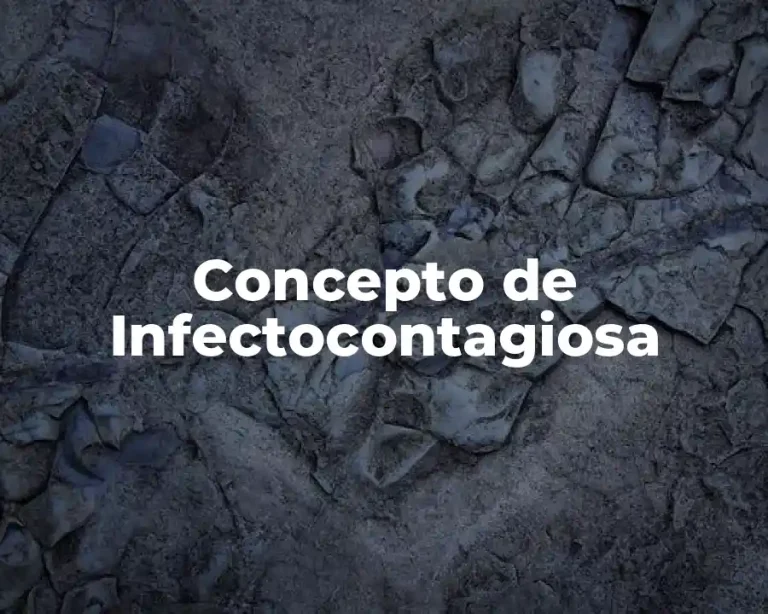 Concepto de Infectocontagiosa