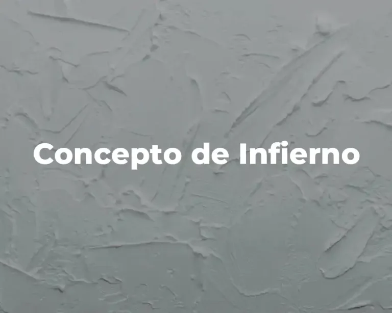 Concepto de Infierno