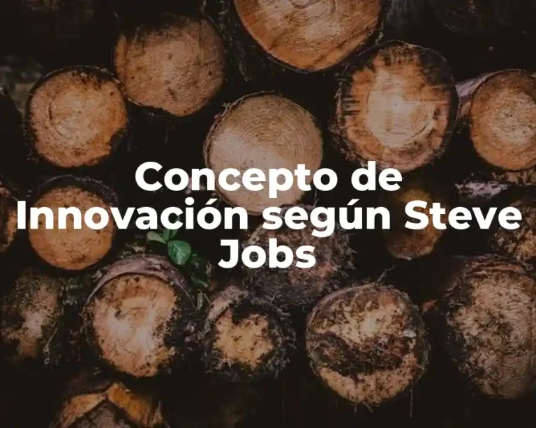 Concepto de Innovación según Steve Jobs