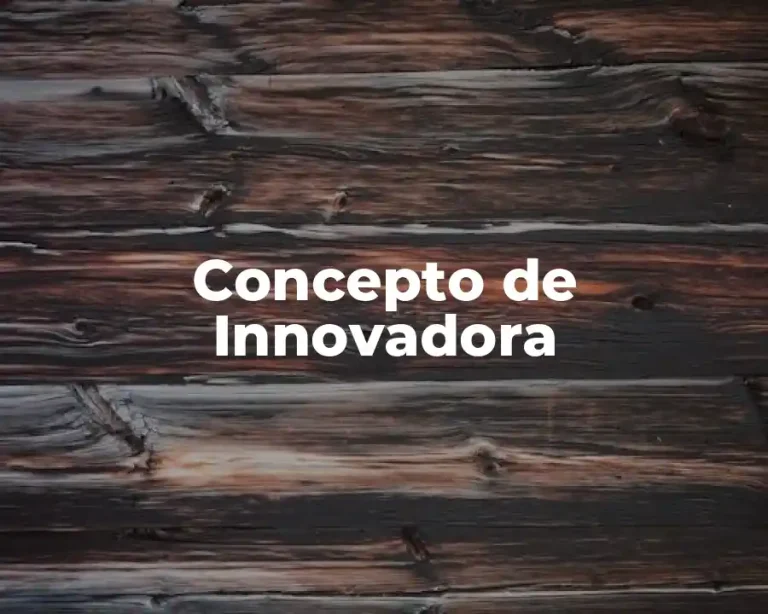 Concepto de Innovadora