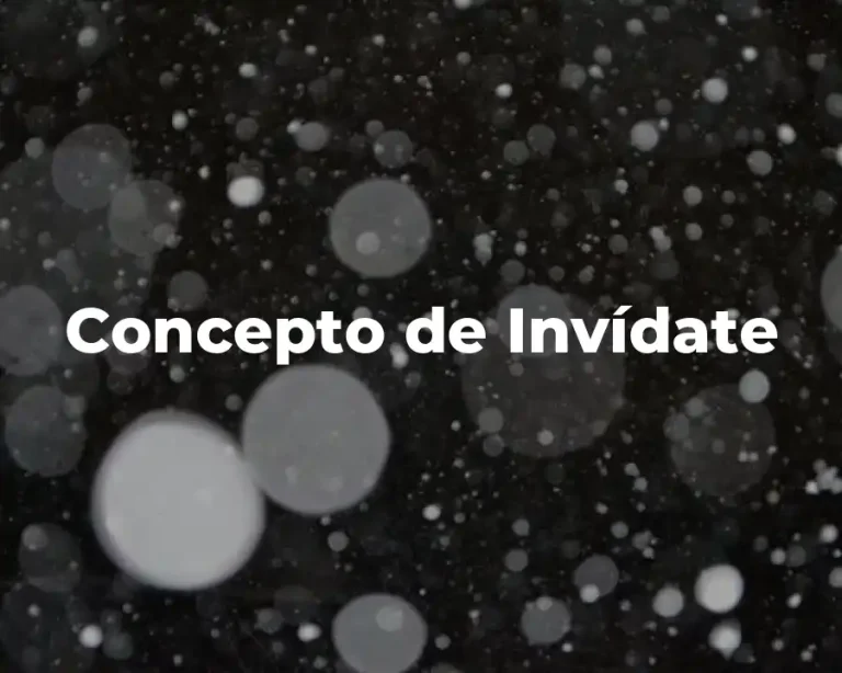 Concepto de Invídate
